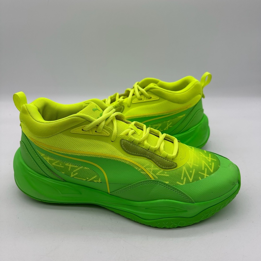 Puma‎ x Kicks 1993 Playmaker Pro 309894-01 Mens Size 10.5 Neon Basketball Shoes